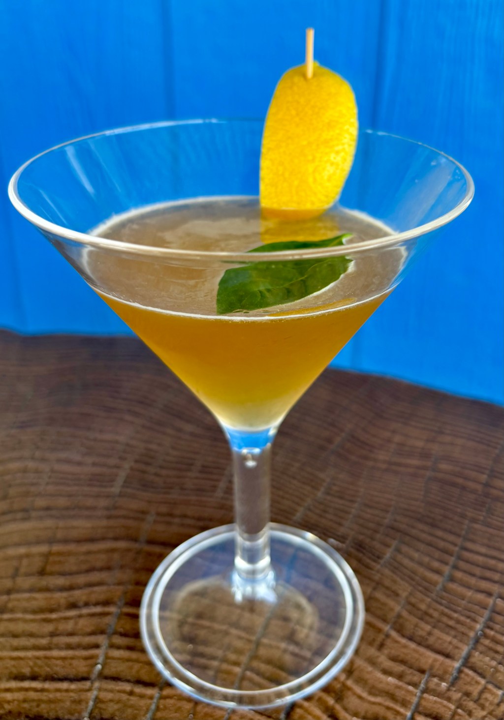 Lemon Basil Martini